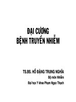 01 đại cương bệnh truyền nhiễm