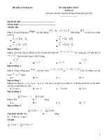 Đề ôn tập kiến thức toán 12 thpt có đáp án (997)