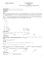 Đề ôn tập kiến thức toán 12 thpt có đáp án (102)