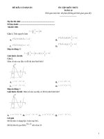 Đề ôn tập kiến thức toán 12 thpt có đáp án (892)