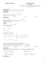 Luyện thi toán 12 có đáp án (28)