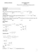 Luyện thi toán 12 có đáp án (31)