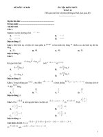 Đề ôn tập kiến thức toán 12 thpt có đáp án (493)