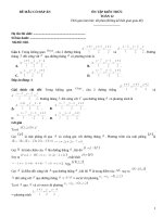 Đề ôn tập môn toán có đáp án lớp 12 (548)