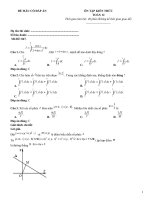 Đề ôn tập môn toán có đáp án lớp 12 (1334)