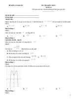Đề ôn tập kiến thức toán 12 thpt có đáp án (945)