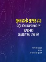 03  định nghĩa sepsis