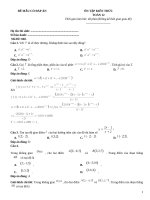 Đề ôn tập kiến thức toán 12 thpt có đáp án (399)