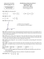 Đề thi học kì 2 môn Toán lớp 6 năm 2022-2023 có đáp án - Trường THCS Âu Lạc