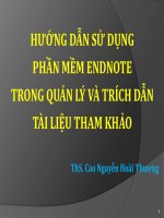 Bai giang endnote 2017 update 28 11