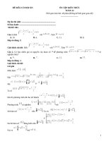 Đề ôn tập kiến thức toán 12 thpt có đáp án (2)