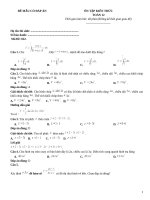 Đề ôn tập môn toán có đáp án lớp 12 (434)