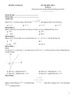 Đề ôn tập kiến thức toán 12 thpt có đáp án (999)