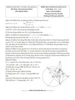 Đề thi giữa học kì 2 môn Toán lớp 9 năm 2022-2023 - Phòng GD&ĐT Quận 3