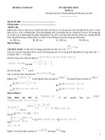 Đề ôn tập kiến thức toán 12 thpt có đáp án (991)