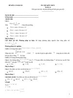 Đề ôn tập kiến thức toán 12 thpt có đáp án (980)