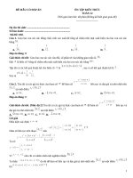 Đề ôn tập kiến thức toán 12 thpt có đáp án (294)