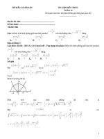 Đề ôn tập kiến thức toán 12 thpt có đáp án (674)