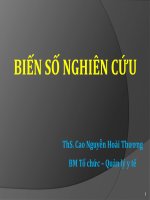 Bai giang bien so nghien cuu update 09 2017