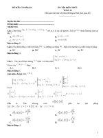Đề ôn tập kiến thức toán 12 thpt có đáp án (107)