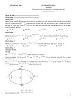 Đề ôn tập môn toán có đáp án lớp 12 (992)