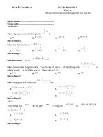 Luyện thi toán 12 có đáp án (2)