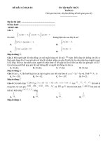 Đề ôn tập kiến thức toán 12 thpt có đáp án (597)