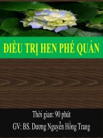 Điều trị hen
