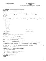 Đề ôn tập kiến thức toán 12 thpt có đáp án (500)