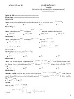 Đề ôn tập môn toán có đáp án lớp 12 (1467)