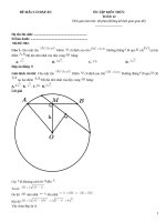 Đề ôn tập kiến thức toán 12 thpt có đáp án (11)