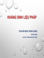 02 kháng sinh trị liệu ppt