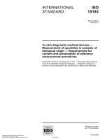 Tiêu chuẩn iso 15193 2009