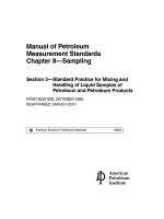 Api mpms 8 3 1995 (2010) (american petroleum institute)