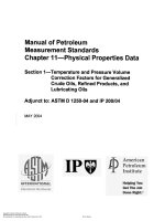Api mpms 11 1 2004 (american petroleum institute)