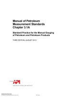 Api mpms 3 1a 2013 (american petroleum institute)