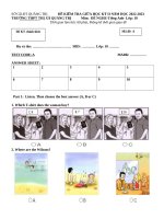 Đề nghe gk2 lớp 10 2023