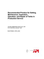 Api rp 12r1 1997 (2008) scan (american petroleum institute)