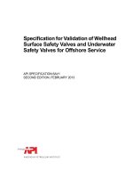 Api spec 6av1 2013 (american petroleum institute)