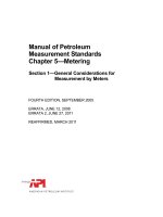Api mpms 5 1 2005 (2011) (american petroleum institute)