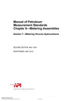 Api mpms 6 7 1991 (2012) (american petroleum institute)