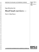 Bsi bs au 266 1 1996 (1999) iso 11154 1 1995