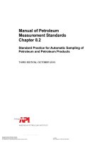 Api mpms 8 2 2015 (american petroleum institute)