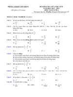 Đề thi giữa học kì 2 môn Toán lớp 6 năm 2022-2023 có đáp án - Trường THCS Sơn Động