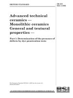 Bsi bs en 00623 1 1995 (1999)