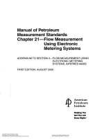 Api mpms 21 2 2000 add 2000 (american petroleum institute)