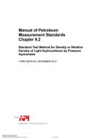 Api mpms 9 2 2012 (american petroleum institute)