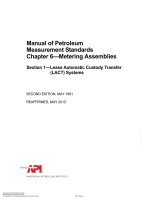 Api mpms 6 1 1991 (2012) (american petroleum institute)