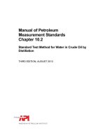 Api mpms 10 2 2013 (american petroleum institute)