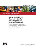 Bsi bs en 60728 3 1 2012